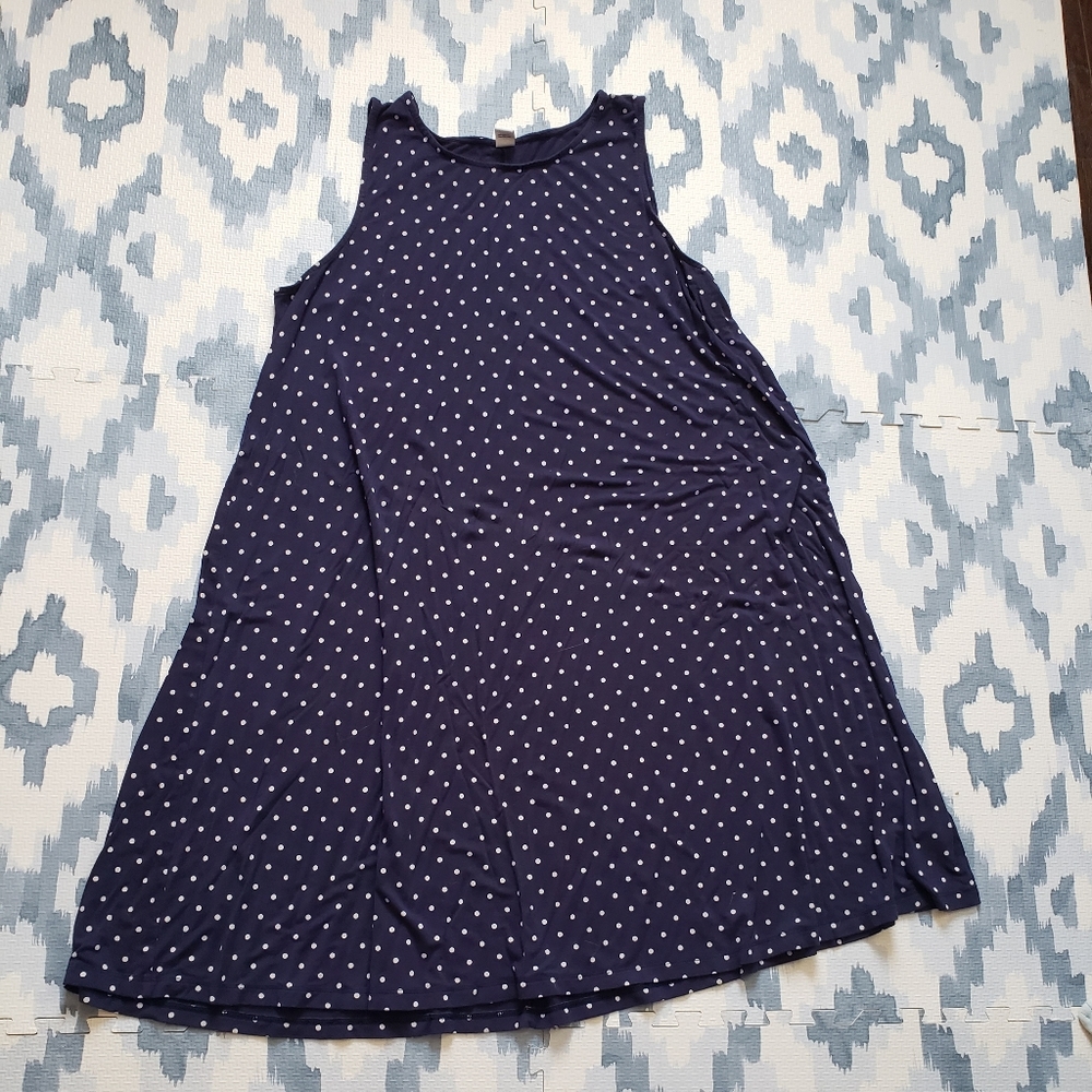 Polkadot Tank Swing Dress NWOT
